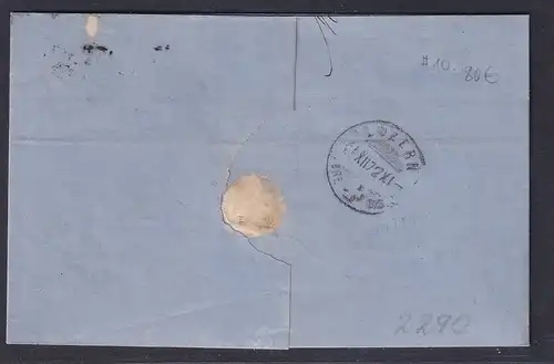 DR., Ausland-Brief mit EF. Mi.-Nr. 10