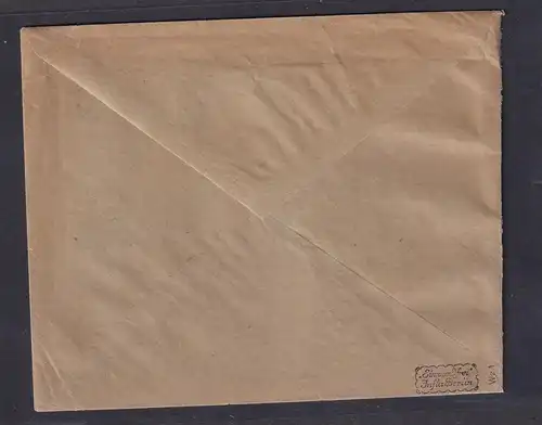 DR.,Ausland-Drucksache  mit EF,  Mi.-Nr. 166, Infla geprüft.