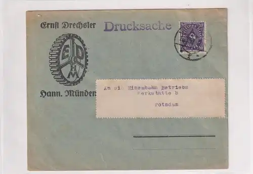 DR. Reklamebrief, EDHM, Ernst Dreschler, Münden.