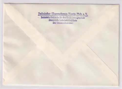 Bund, R-Fernbrief mit Me.F. Mi.-Nr.  777