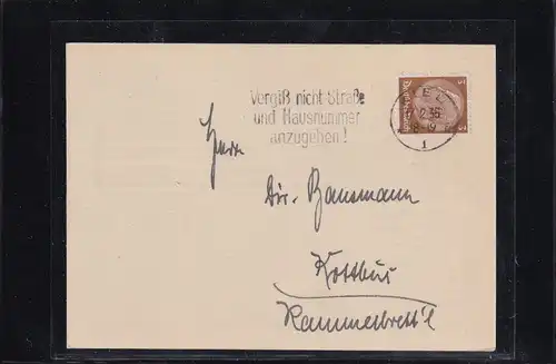 DR. Reklame-Karte," Fritz Brockmann " Komiker,  Kiel