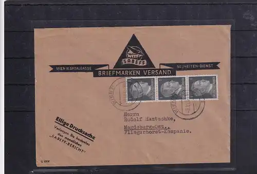 DR. Reklamebrief,  Briefmarkenhaus Sabeff