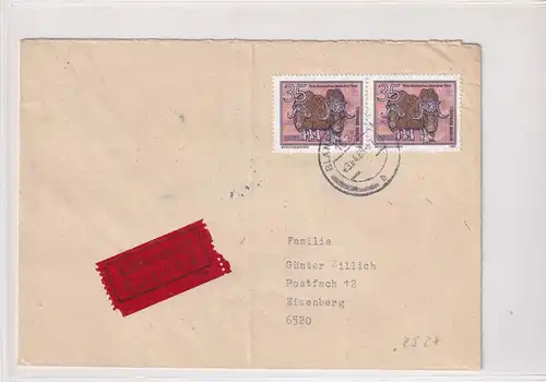 DDR. Eilbote-Fernbrief mit MeF, Mi.-Nr. 2527