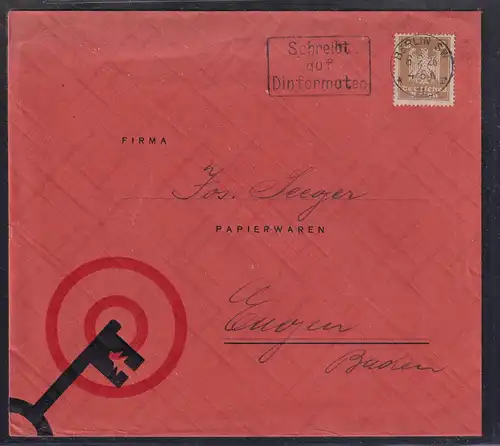 DR. Reklamebrief,  Papierwaren, Berlin