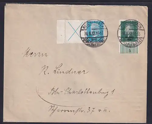 DR., Fernbrief mit MiF. Mi.-Nr. W 26   u.a.