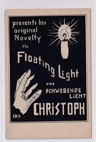DR. Reklame-Karte, Floating Light Christoph