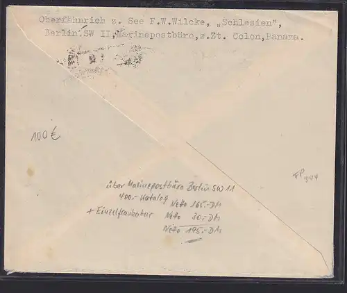 DR., Mi.-Nr 658 EF. mit dem St. Deutsche Kriegmarine-Schiffpost No. 4  1938