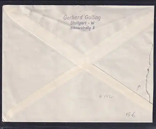 Bund, Fernbrief. Mi.-Nr.  172