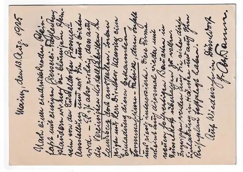 DR.,Mi.-Nr.  356 EF. auf Burg Rheinstein-Karte