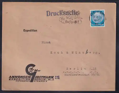 DR. Reklame-Brief, Annoncen Expedition Gerstmann Berlin