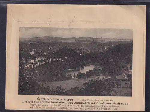 DR.,Reklamebrief Hermann Grosse, Greiz