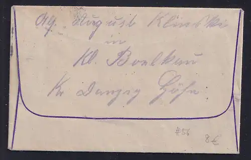 Danzig, Fernbrief mit EF, Mi.-Nr.56