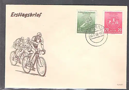 DDR. FDC. Mi.-Nr. 521 b - 522