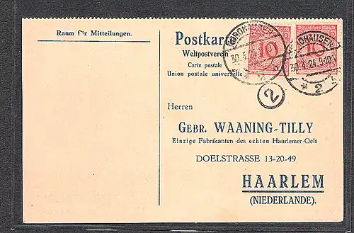 DR. Auslandkartef mit Me.F Mi.-Nr. 340 F/b, sign. SchlegelBPP.