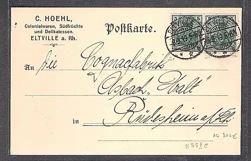 DR. Fernkarte mit MeF. Mi.-Nr. 85 IIe, sign. Jäschke-L.BPP: