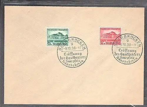 DR., FDC. Mi.-Nr. 673-674