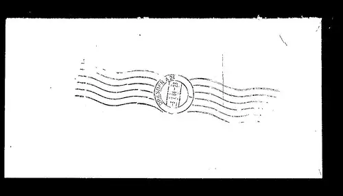 DDR. ZKD-Dienslaufkontrollzettel Mi.-Nr. 48 I EF. auf Brief.