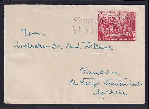 DDR.,Fernbrief, mit EF, Mi.-Nr. 287