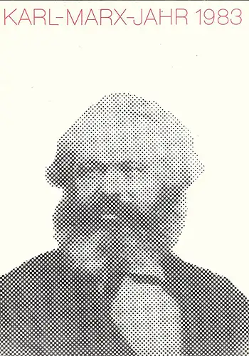 DDR - Gedenkblatt " Karl Marx - Jahr 1983", A 2-1983