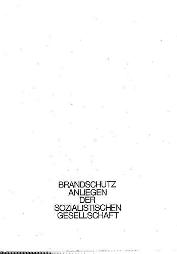 DDR - Gedenkblatt, Brandschutz......, A25-1977
