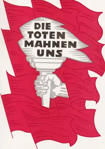 DDR - Gedenkblatt, Die toten mahnen uns................, A 7-1979