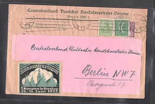 DR., Infla Brief , 2 x als Drucksache verwendet.