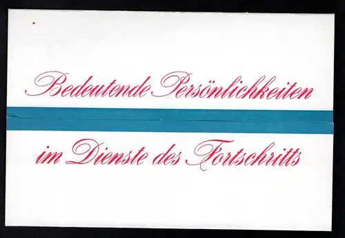 DDR - Gedenkblatt, Bedeutende Persönlichkeiten, D 1972-2