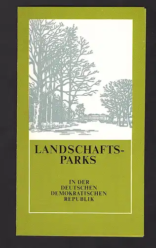 DDR - Gedenkblatt, Landschaftsparks in der DDR., D1981-1