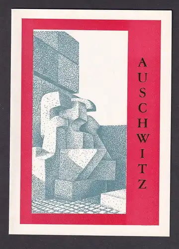 DDR - Gedenkblatt, Ausschwitz, B22-1982