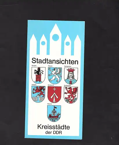 DDR - Gedenkblatt, Kreisstädte der DDR, D1983-3