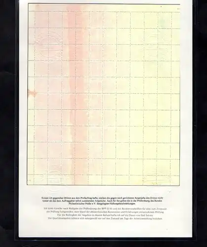 DDR. Mi.-Nr. 436 g XI ND geklebter Papierbahn, FA. PaulBPP.