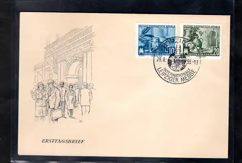 DDR. FDC Mi.-Nr. 479 - 480, 479 hat PF I, sign. Mayer