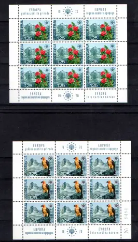 Jugoslawien 1406  - 1407 postfrisch, Kleinbogensatz