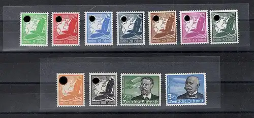 DR., Mi.-Nr. 529 - 539 postfrisch, FA. OechsnerBPP.