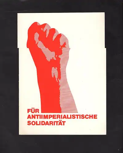 DDR - Gedenkblatt, Für Antiimperialistische Solidarität, B24-1987