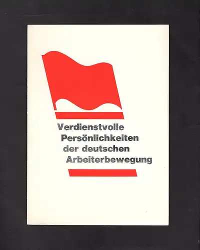 DDR - Gedenkblatt, Verdientstvolle Persönlichkeiten..., B12-1987