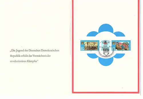 DDR - Gedenkblatt, Die Jugenfestifal der DDR, B8-1979 b1