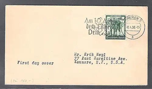 DR. FDC. Mi.-Nr. 663