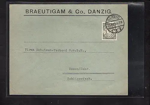 Danzig, Firmen -Fernbrief 