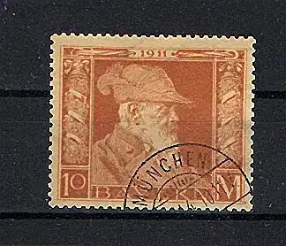 AD. Bayern  - 1911, Mi.-Nr. 90 II gestempelt, Befund BauerBPP
