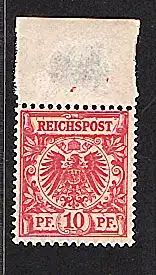DR., Mi.-Nr.  47 ca postfrisch mit OR., FA. Jaschke-L.BPP.