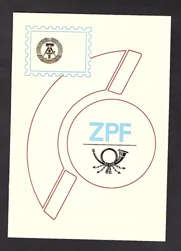DDR - Gedenkblatt, ZPF  B12-1984