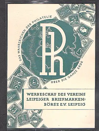 DR., Privatganzsache Briefmarken Werbeschau PP 106-D1/04, gestempelt 