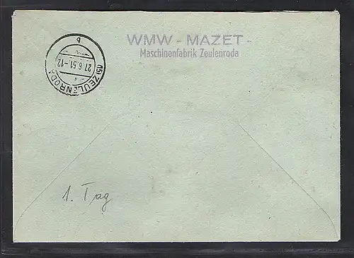 DDR. FDC. Mi.-Nr. 286-288 als R-Ortsbrief gelaufen.