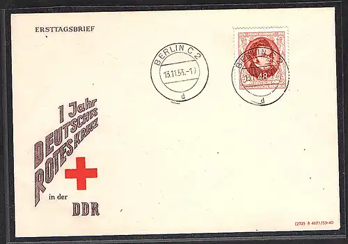 DDR. FDC. Mi.-Nr. 404 Franz Schubert 