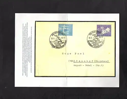 DDR - FDC Mi.-Nr. 246 - 247 FA.SchönherrBPP.