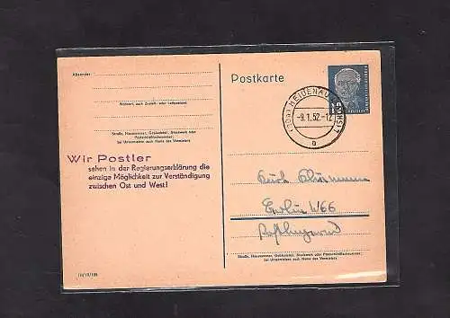 DDR, Losungstempel "Wir Postler.............."