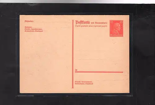 DR. Ganzsache P 173 I ungebraucht.