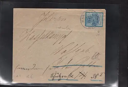 Deutsche Privatpost, Hansa-Berlin EF. Mi.-Nr. 1