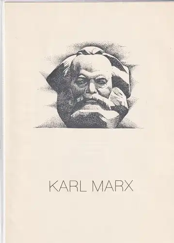 DDR - Gedenkblatt  Karl Marx - Jahr 1983, A3-1983